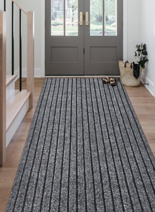 Morefany Outdoor/Indoor 2ft x 6ft Runner Rug, Hallway Custom Sizes Non-Slip Rubber Backing Area Runner Rugs Waterproof Carpet Rugs for Kitchen Entryway Balcony Garage Stair Laundry - Image 1
